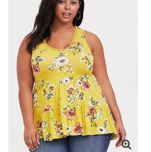 Torrid size 1 super soft babydoll Tank